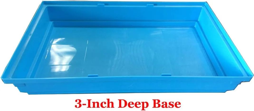 2 Floor Syrian Hamster Habitat Rodent Gerbil Mouse Mice Rats Animal Cage with Hide House Exercise Running Wheel Water Bottle Food Bowl Deep Base