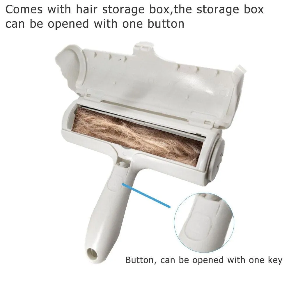 2-Way Pet Hair Lint Roller Brush