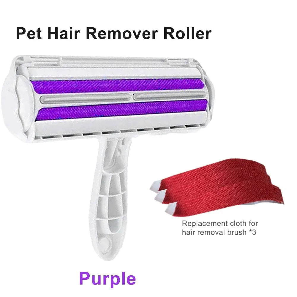 2-Way Pet Hair Lint Roller Brush