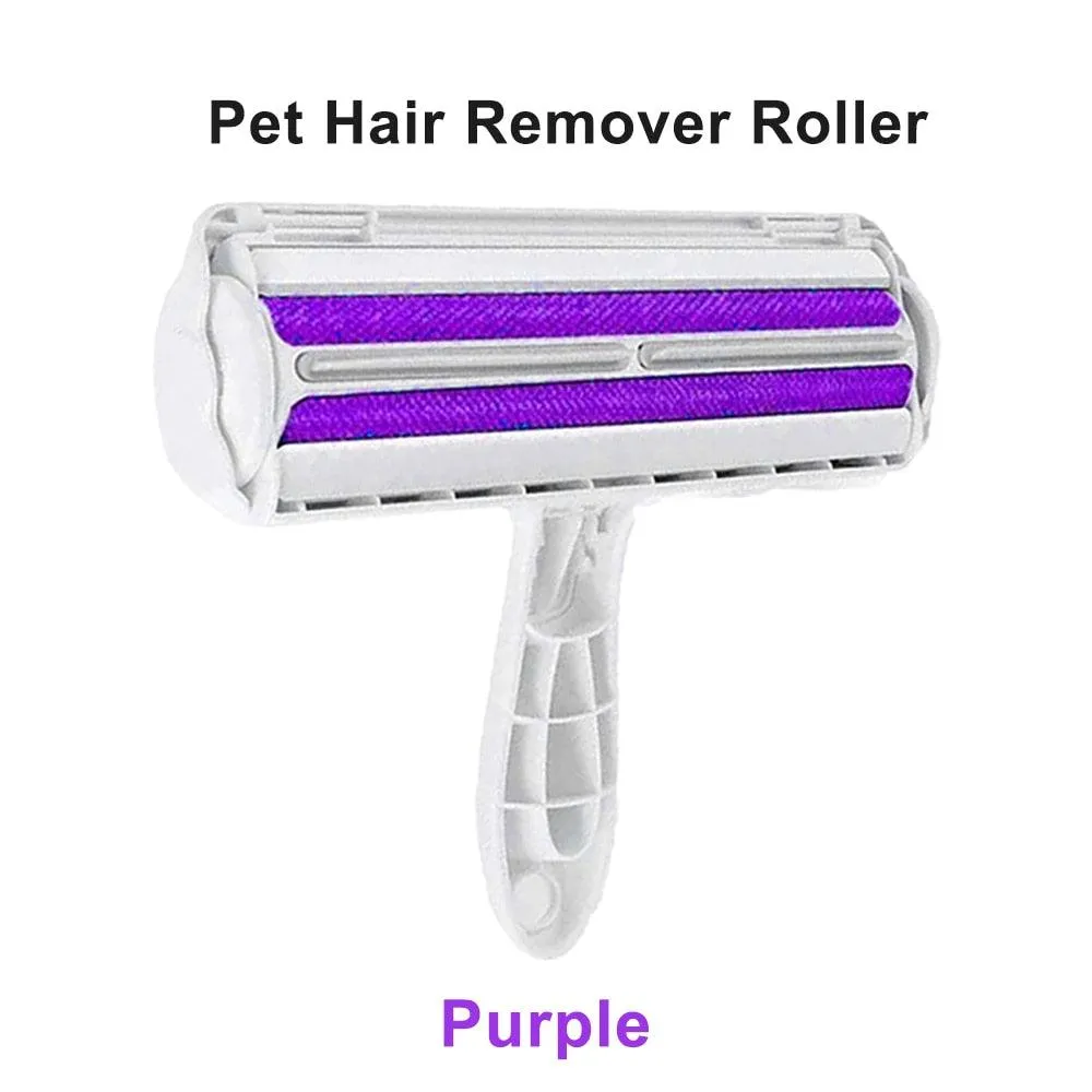2-Way Pet Hair Lint Roller Brush
