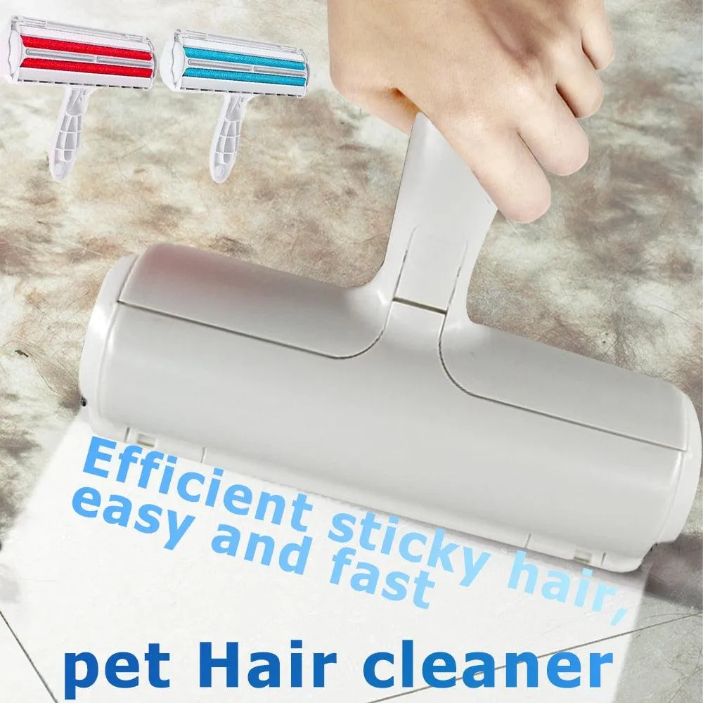 2-Way Pet Hair Lint Roller Brush