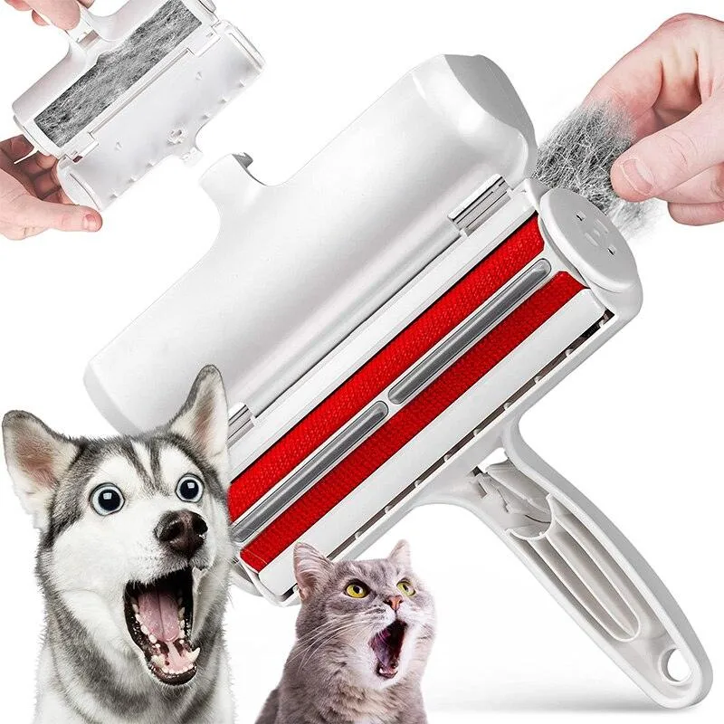 2-Way Pet Hair Lint Roller Brush