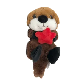 8" Sea Otter With Red Star Stuffed Animal