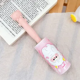 Anime Cartoon Removal Slant Tear Sticker Cleaner Tape Lint Roller for Carpet Clothes 60 Pcs