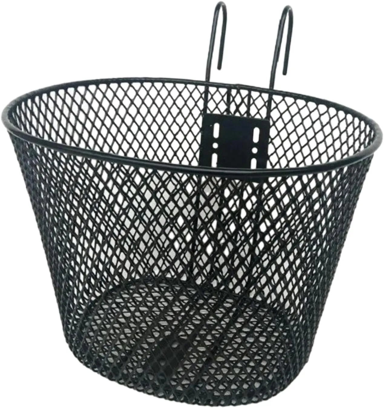 Basket with Hooks, Front, Removable, Children Wire Mesh Kids Bicycle Basket