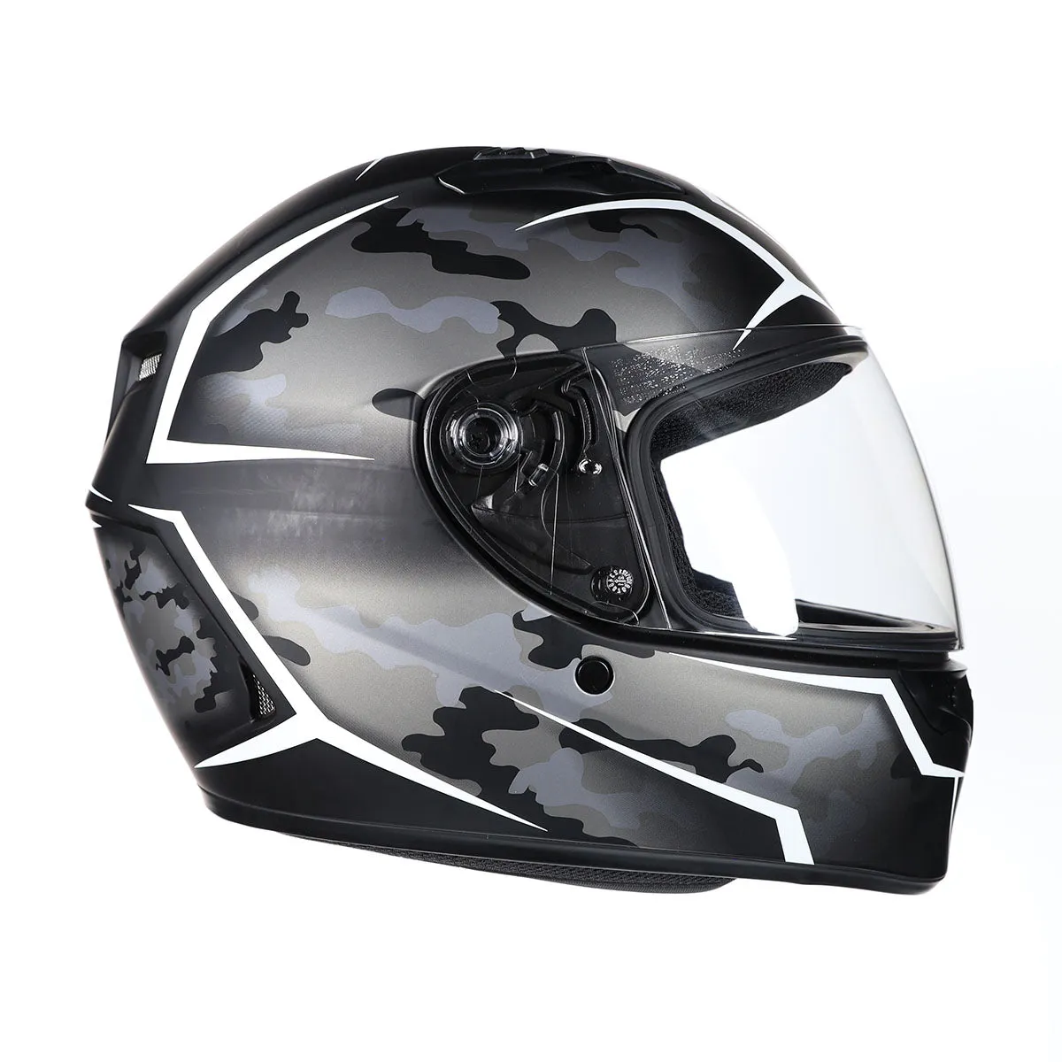Bell Qualifier Street Helmet (Stealth Camo Matte Black / White - X-Small)