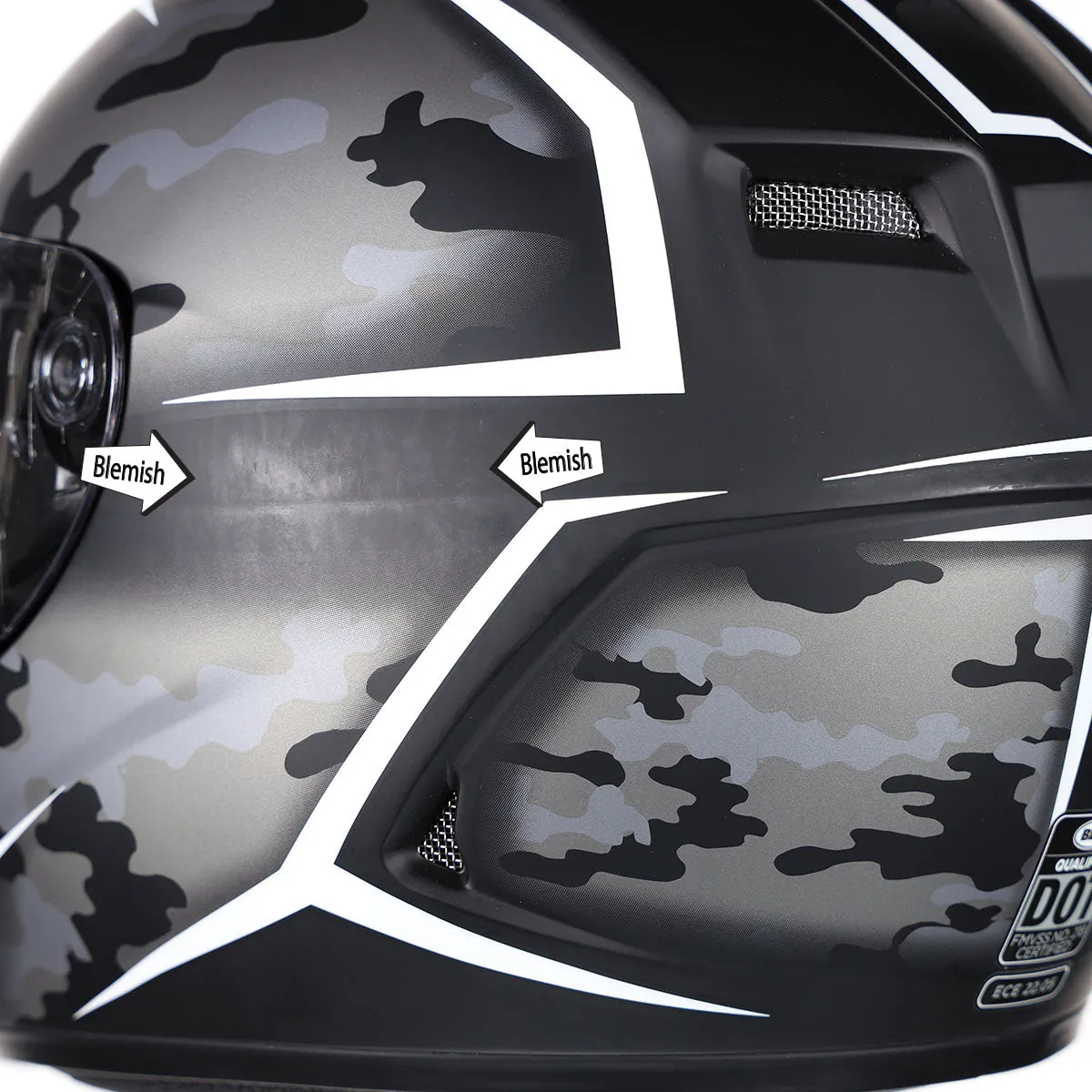 Bell Qualifier Street Helmet (Stealth Camo Matte Black / White - X-Small)