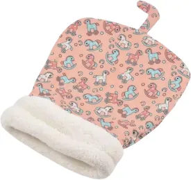 Cat Bed for Indoor Cats, Self Warming Feline Cave with Tunnel Design, Cozy Sleeping Bag for Kittens, and a Warm Nest for WinterSuitable for All Breeds of Cats (Pink)