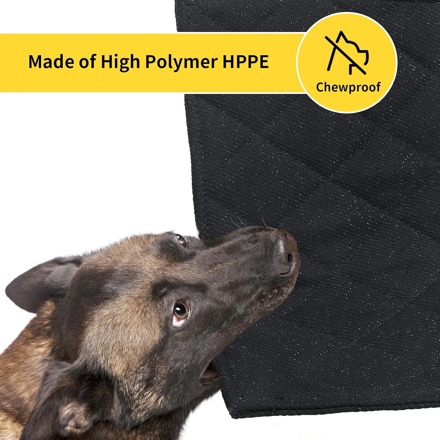 Chew Proof Dog Crate Bed Pad - Indestructible & Water Resistant for Aggressive Chewers, Durable Design for Dog Cage