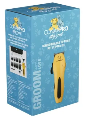 Conairpro Cord Cordless 15pc Pet Clipper Kit Dog SALE