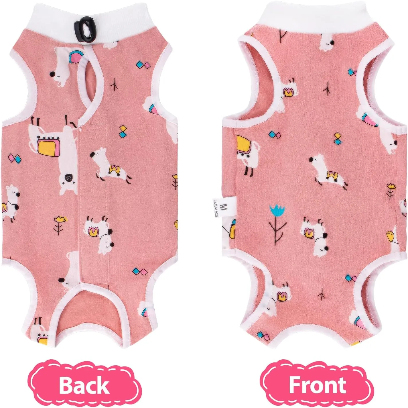 Coppthinktu 2 PCS Cat Recovery Suit for Spay Abdominal Wounds Cat Onesie for Cats After Surgery Recovery Suit Female Breathable E-Collar Alternative Kitten Onesie Anti Licking (Small)