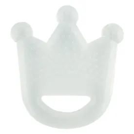Crown Soft Silicone Clear Teether