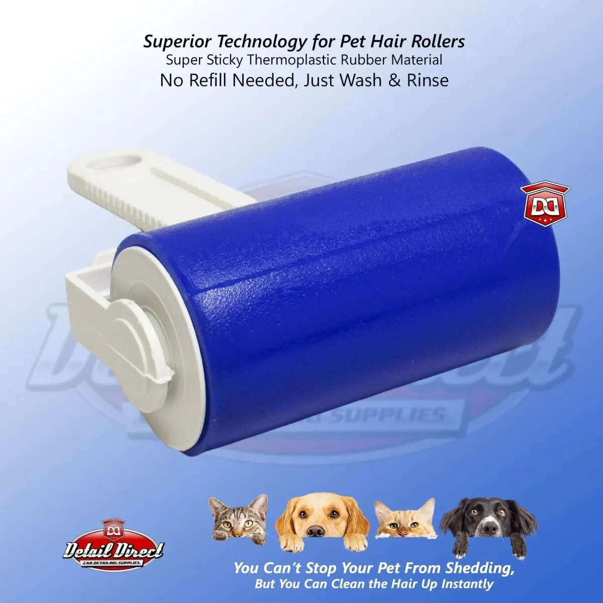DETAIL DIRECT Pet Hair Remover and Lint Roller