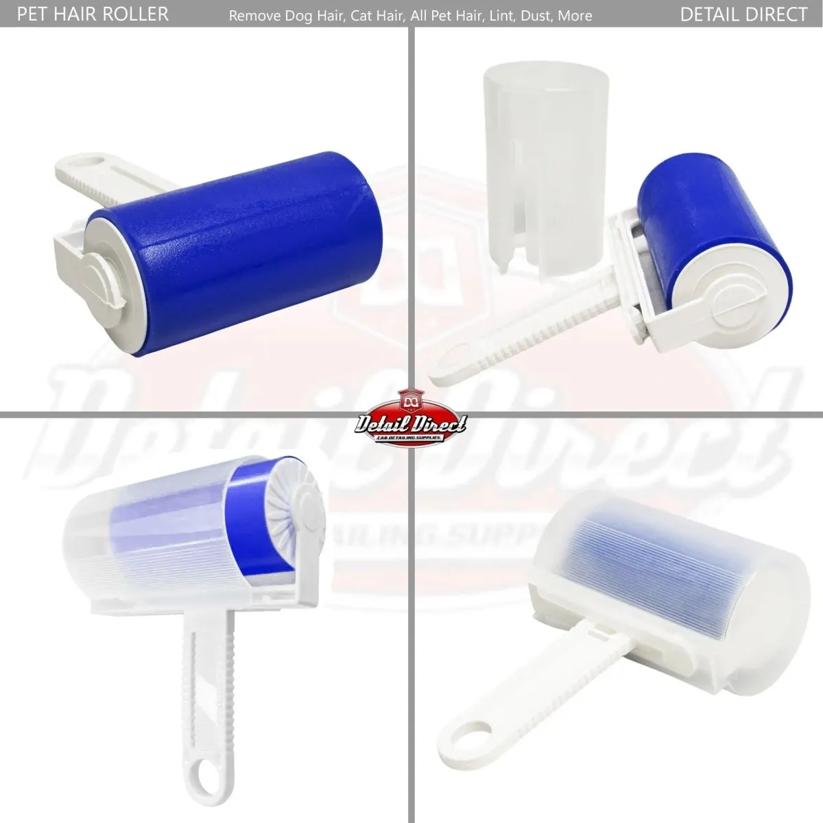 DETAIL DIRECT Pet Hair Remover and Lint Roller