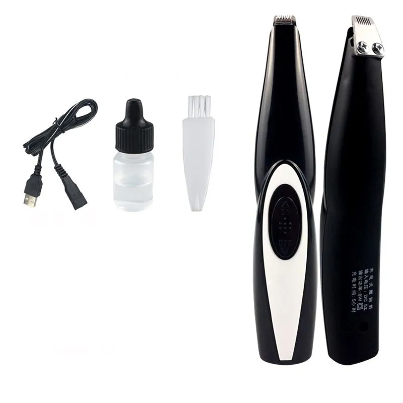 Dog Hair Trimmer USB Rechargeable Professional Pets Hair Trimmer for Dogs Cats Pet Hair Clipper Grooming Kit