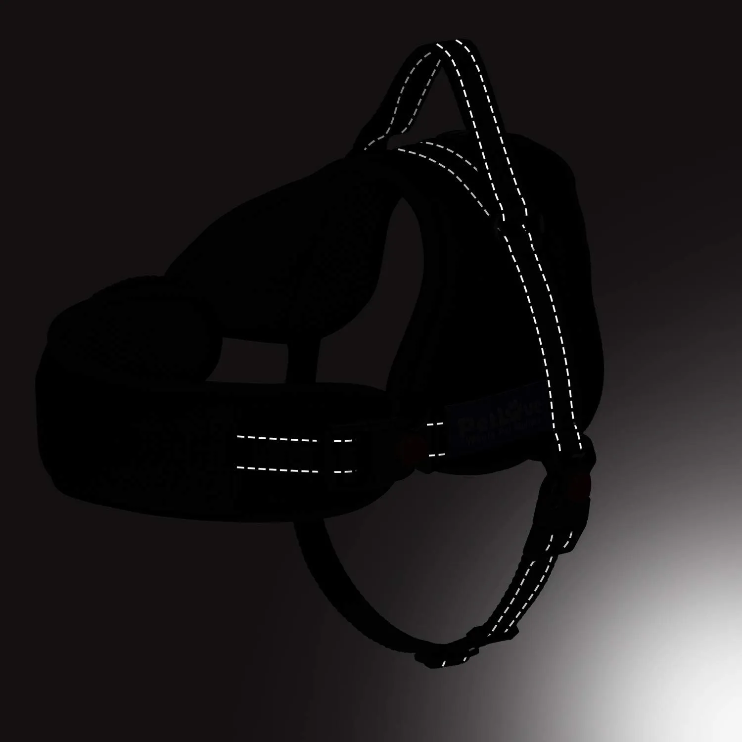 Dog Harness, Adjustable Soft Leash Padded No Pull Dog Harness for Small Medium Large Dogs, Black