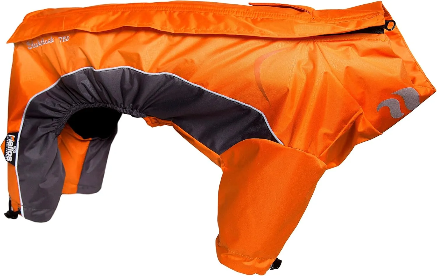 DOGHELIOS 'Blizzard' Full-Bodied Comfort-Fitted Adjustable and 3M Reflective Winter Insulated Pet Dog Coat Jacket w/ Blackshark Technology, X-Large, Orange