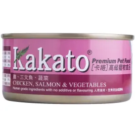 'Free Sample (Expires 5 Sep)’: Kakato Chicken, Salmon & Vegetables Canned Pet Food 170g