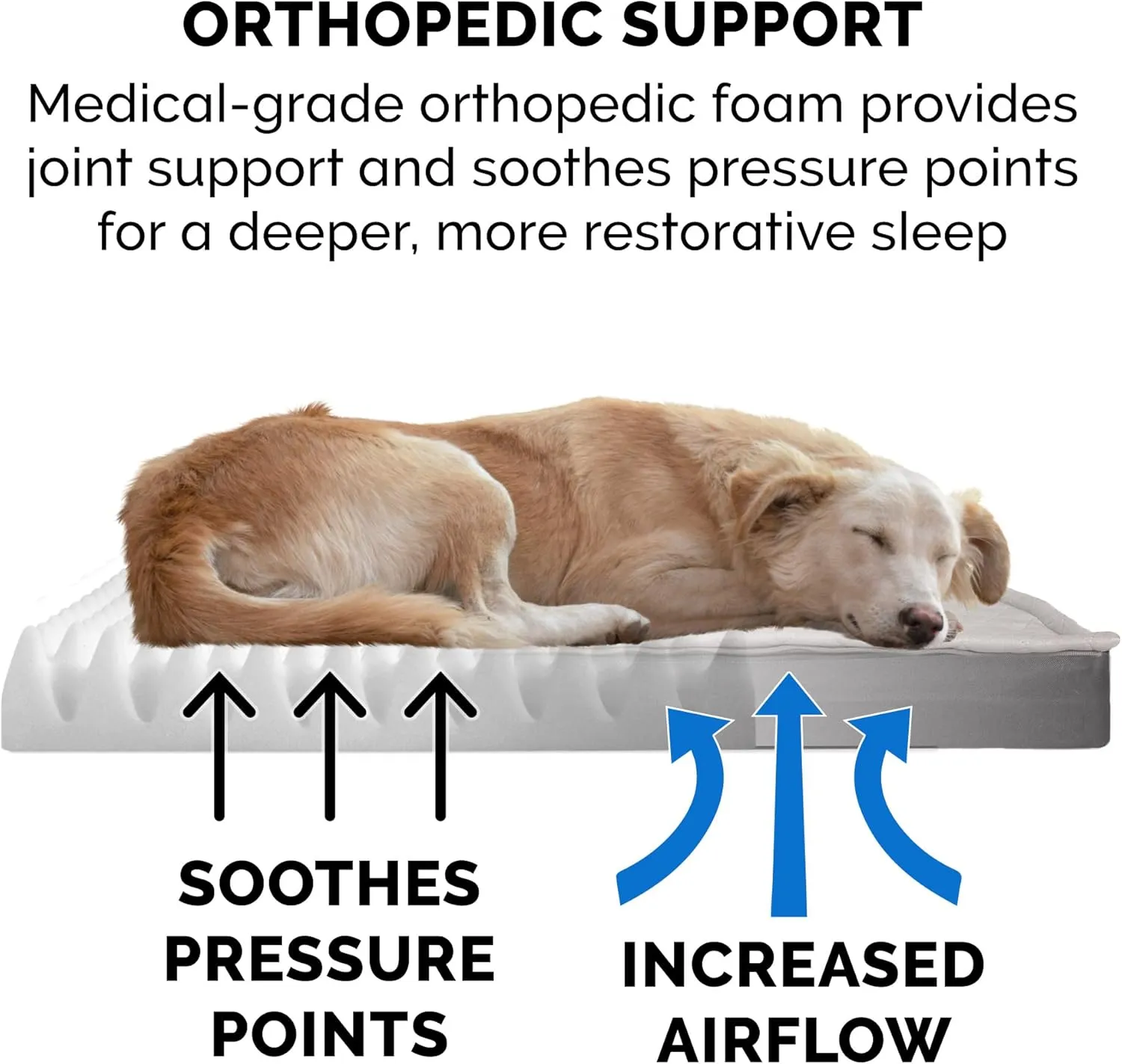 Furhaven Water-Resistant Orthopedic Dog Bed for Large Dogs w/ Removable Quilt Top & Washable Cover, For Dogs Up to 95 lbs - Indoor/Outdoor Quilt Top Convertible Mattress - Gray, Jumbo/XL