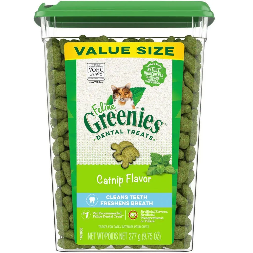 Greenies Feline Catnip Flavor Dental Cat Treats
