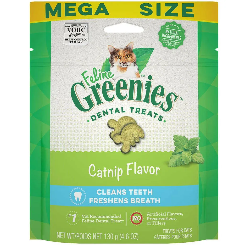 Greenies Feline Catnip Flavor Dental Cat Treats