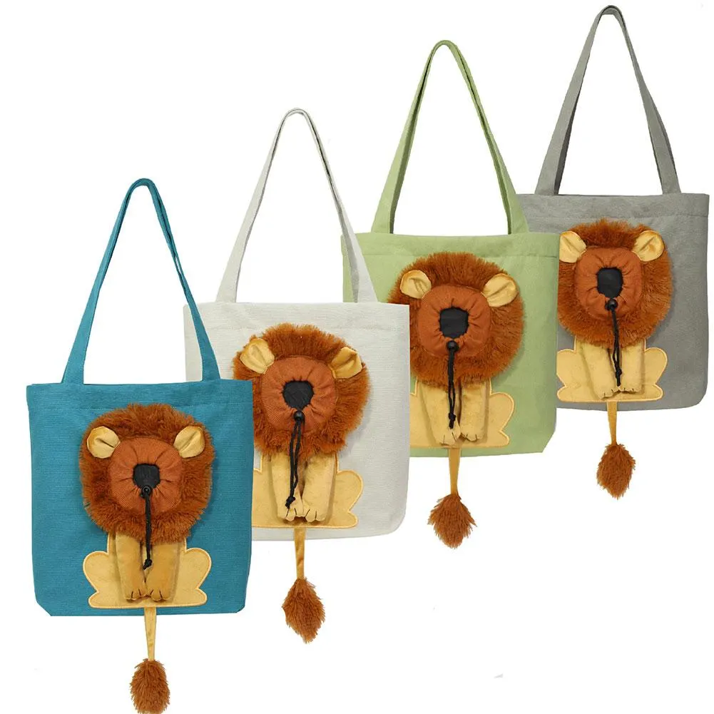 Lion Shaped Pet Shoulder Bag