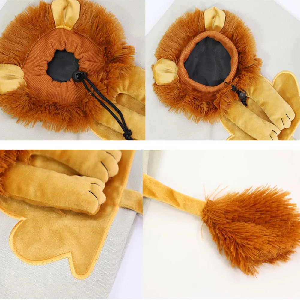 Lion Shaped Pet Shoulder Bag