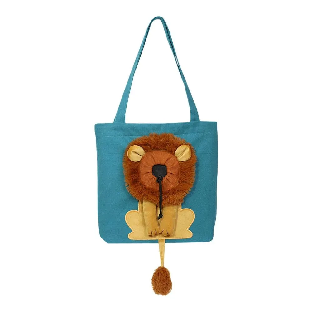 Lion Shaped Pet Shoulder Bag