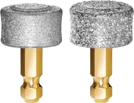LuckyTail - Dog Nail Grinder - Hard & Soft Replacement Heads - Small & Large Dogs - Premium Quality - Diamond Tip Drill Bit - Professional Dog Nail Trimmers - Grooming Tool kit - 2 Pack