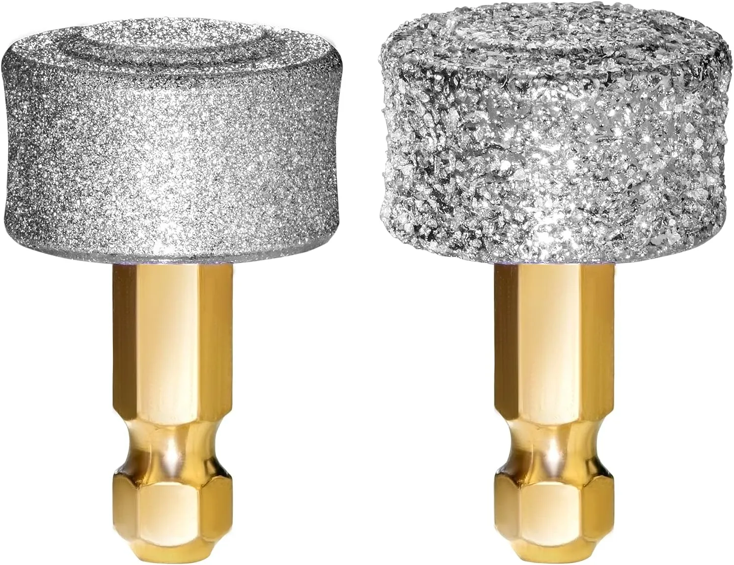 LuckyTail - Dog Nail Grinder - Hard & Soft Replacement Heads - Small & Large Dogs - Premium Quality - Diamond Tip Drill Bit - Professional Dog Nail Trimmers - Grooming Tool kit - 2 Pack