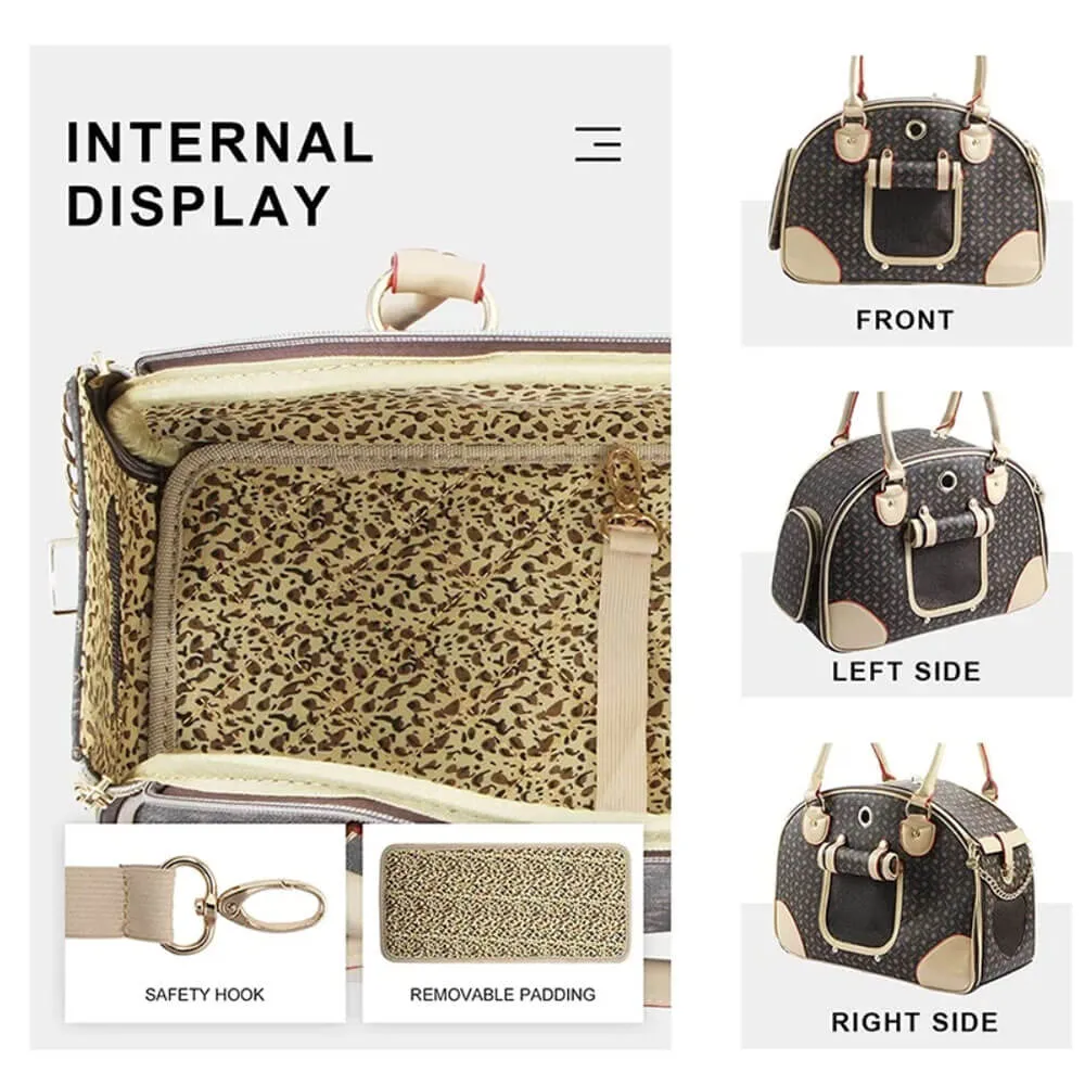Luxury Portable Dog Travel Bag