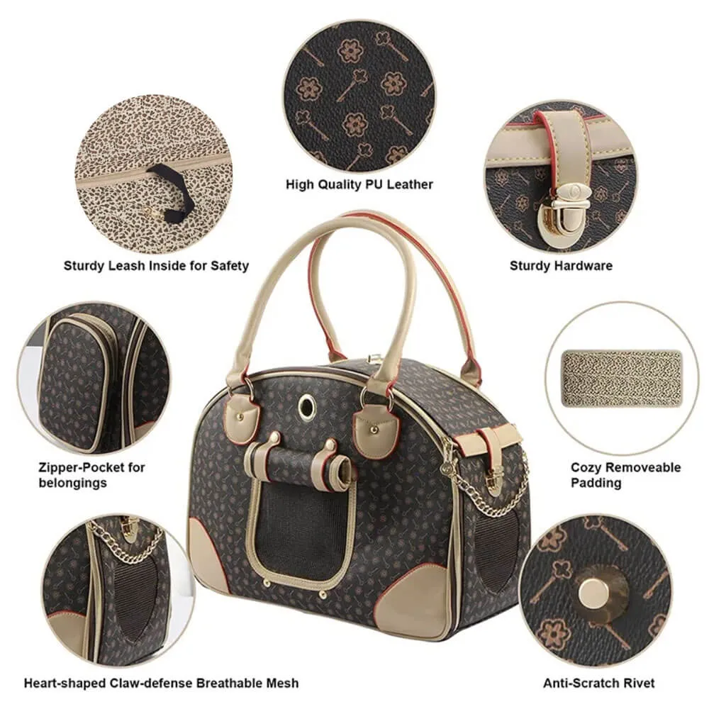 Luxury Portable Dog Travel Bag