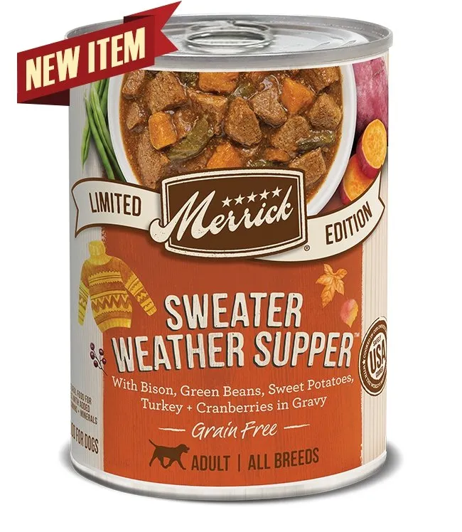 Merrick LID Sweater Weather Supper 12.7 oz Dog Wet