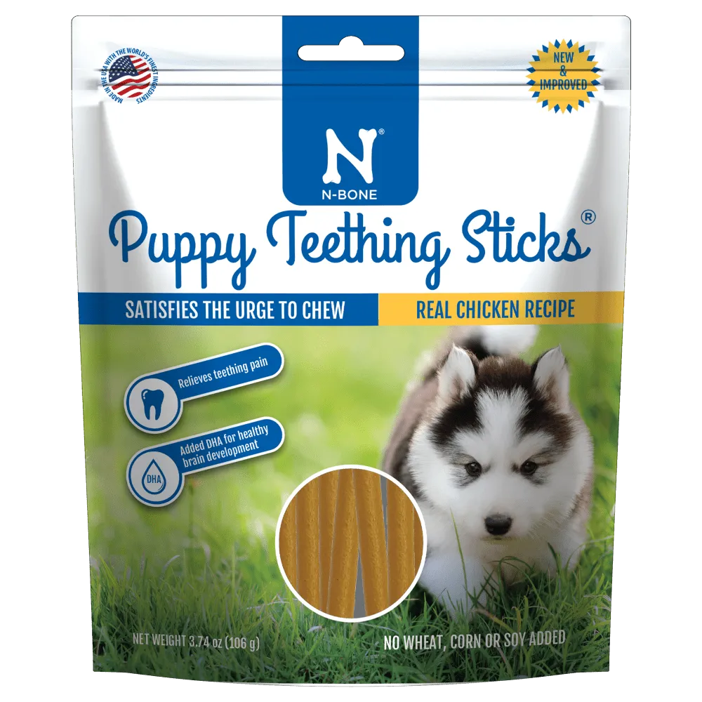 N-Bone® Puppy Teething Sticks Chicken Flavor