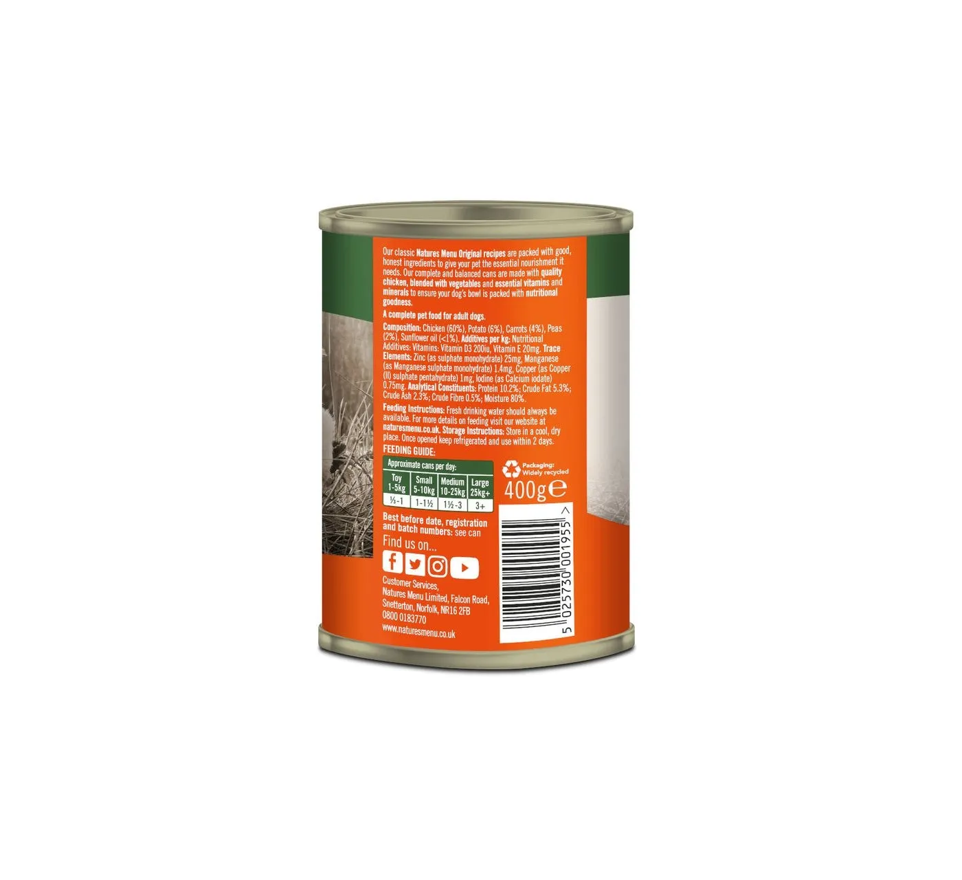 Natures Menu - Original Chicken with Vegetables - 400g
