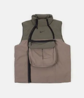 Nike Synthetic Fill Tech Pack Vest - Olive Grey / Twilight Marsh - Black