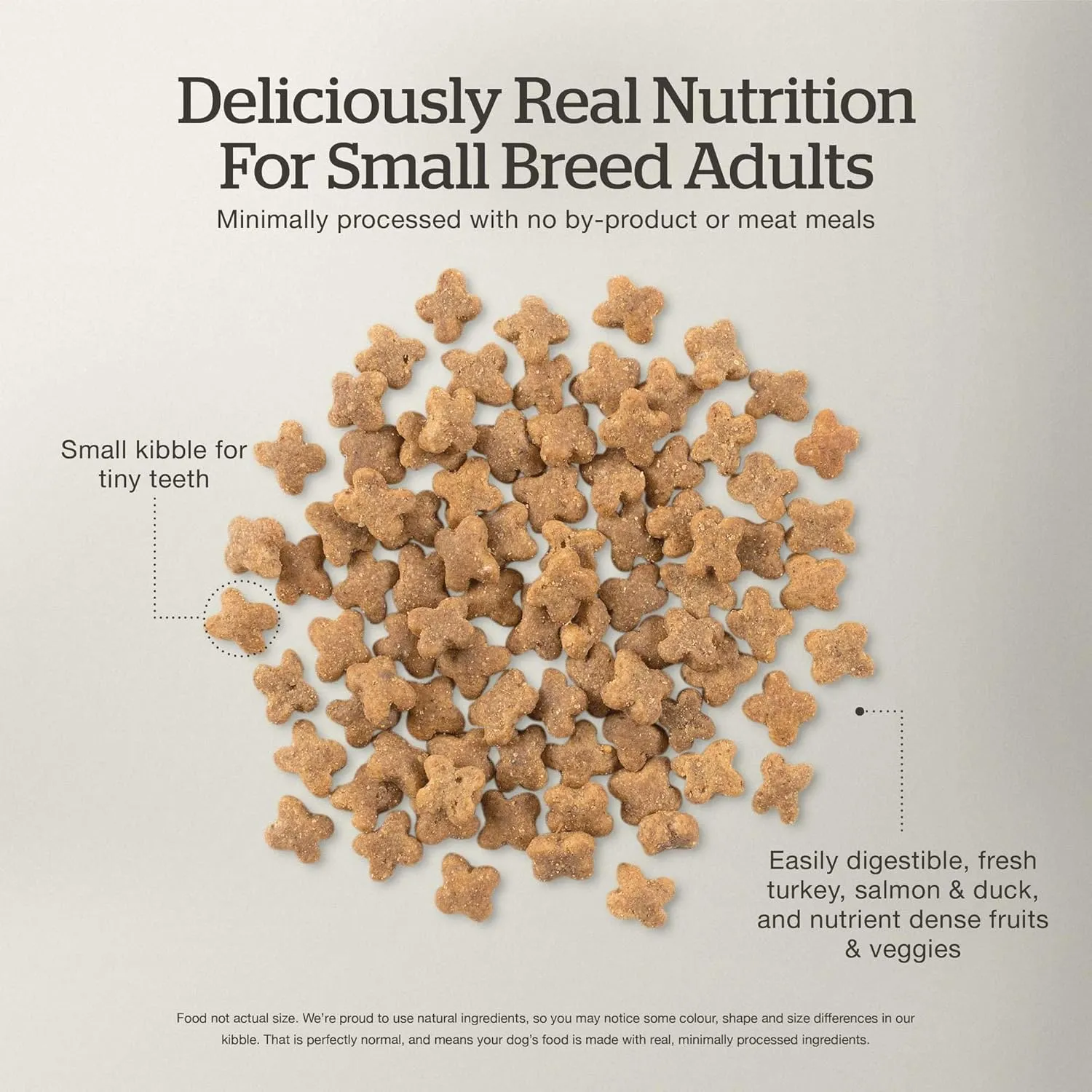 Now Fresh Grain-Free, Dry Dog Food, Small Breed Kibble, Real Meat and Fish, Turkey, Salmon and Duck Adult Recipe, 12 lb Bag