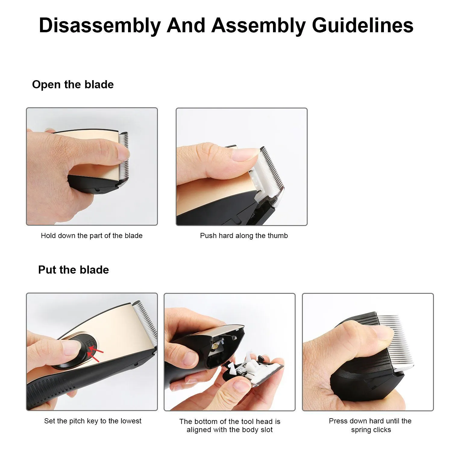 OWNPETS Pet Hair Clipper Set