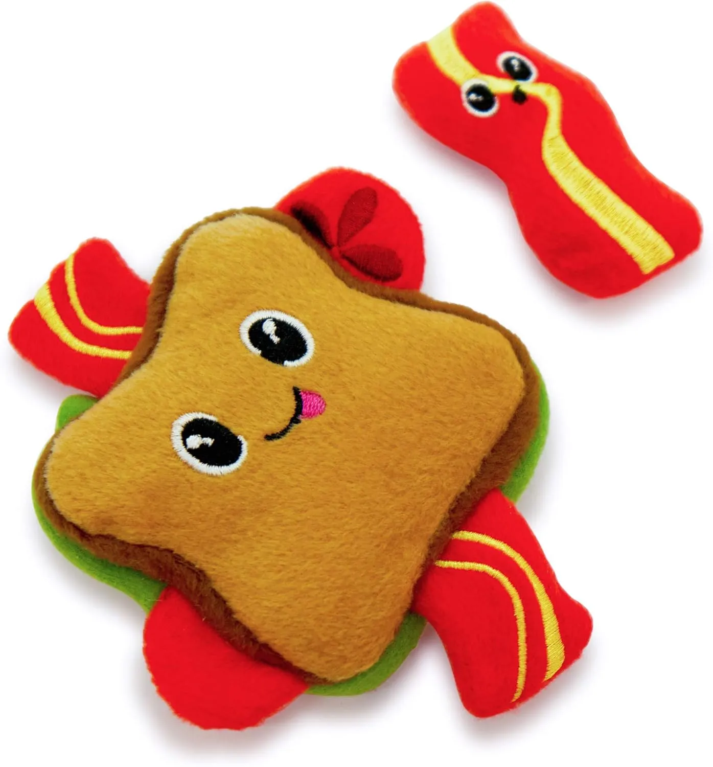 Pet Craft Supply Silly Snacks and Funny Food Crinkle Cuddling Catnip and Silvervine Interactive Cat Toys - Great for Indoor Cats, Kittens, All Breed Sizes