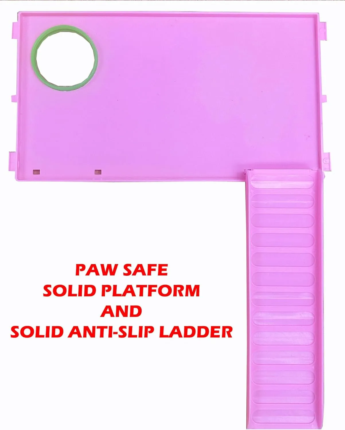 Pink Large 5-Levels Hamster Gerbil Mice Mansion Habitat Home with Corssover Tubes Tunnels Hide House Running Wheel