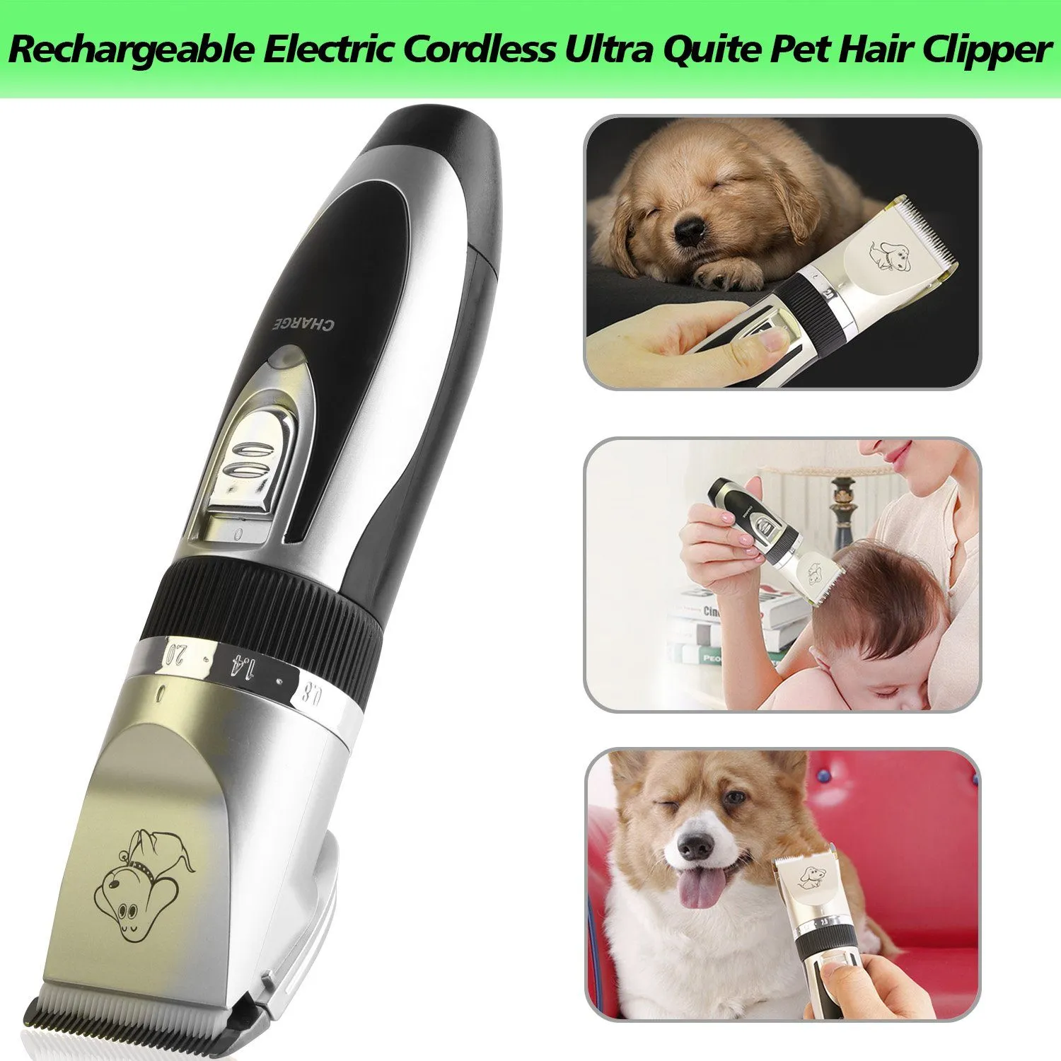 Rechargeable Electric Pet Hair Clipper