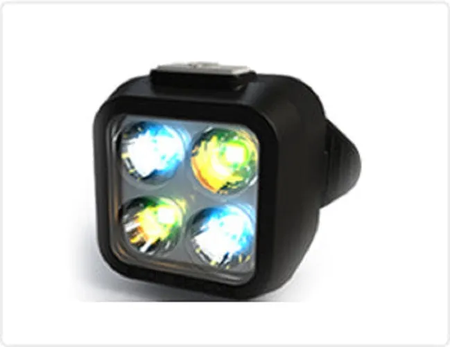 Rescue Leaders AWLBRA-6 AMBER & WHITE Body Beacon LED Equipped Black Leather Brass Belt Keeper First Responder Light Gen 2 - Quantity of 6