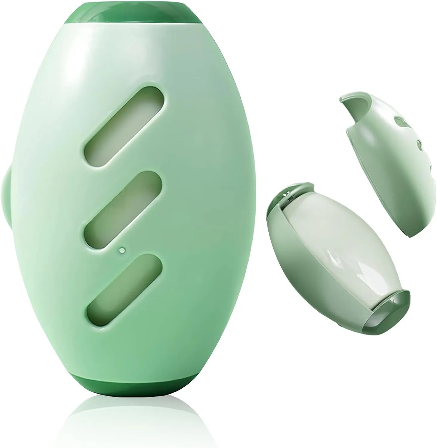Reusable Pet Fur Collector, Reusable Sticky Roller, Pet Hair Remover, Washable Sticky Roller for Clothes, Portable Home Travel Lint Roller, Sticky Lint Roller Ball for Clothes, Laundries(Green)