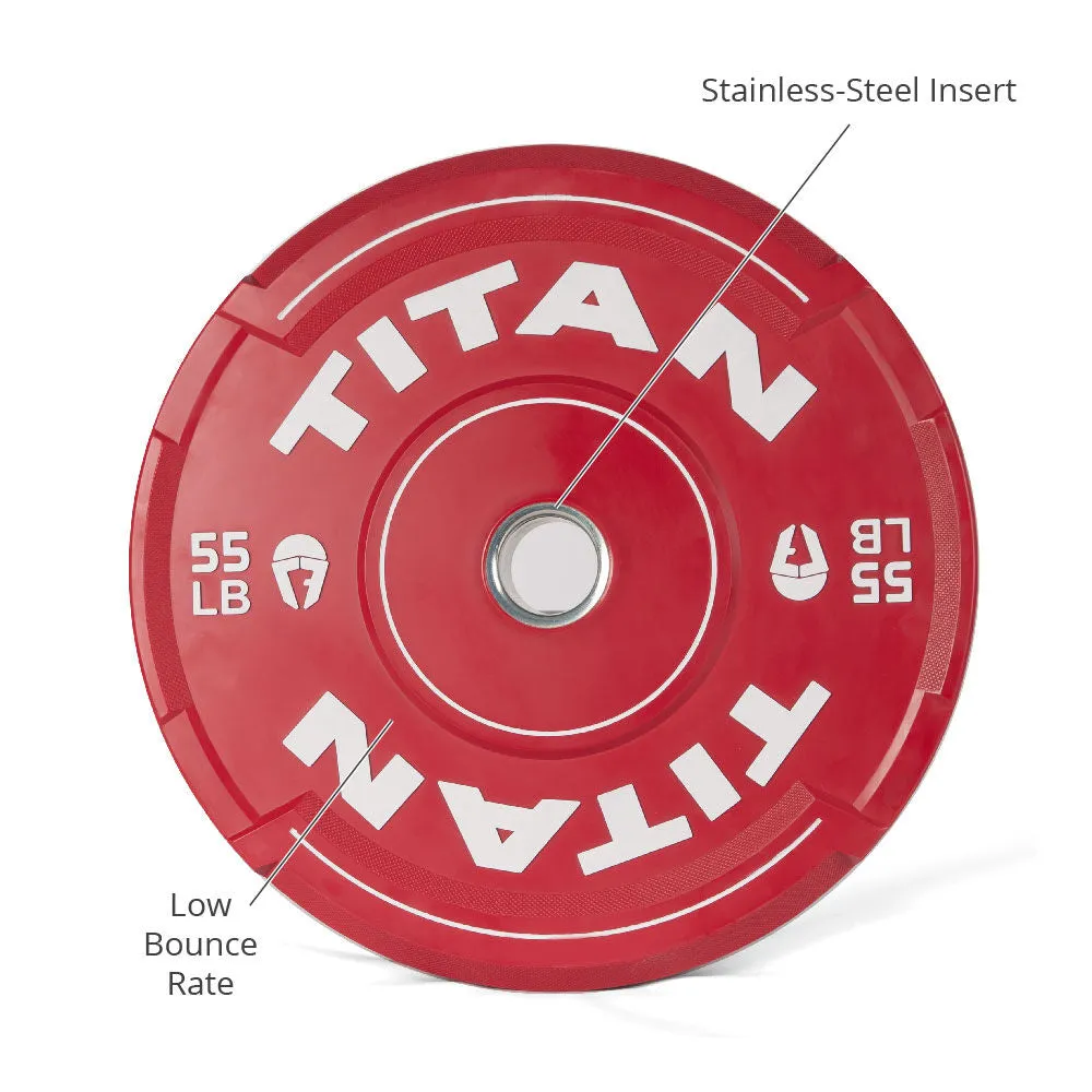 Scratch and Dent, 55 LB Single EZ-Grip Color Bumper Plate