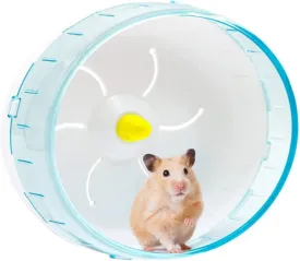 Silent Hamster Wheel - Exercise Wheel for Syrian Hamsters - Quiet Spinner Running Wheel for Small Animals - Pet Hamsters Gerbils Mice Rats Guinea Pig Hedgehog Exercise Wheel Toy
