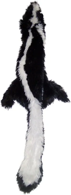 SPOT Mini Skinneeez | Stuffless Dog Toy with Squeaker for All Dogs | Tug-of-War Toy for Small and Large Breeds | 14" | Skunk Design | by Ethical Pet