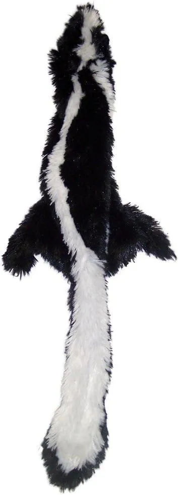 SPOT Mini Skinneeez | Stuffless Dog Toy with Squeaker for All Dogs | Tug-of-War Toy for Small and Large Breeds | 14" | Skunk Design | by Ethical Pet