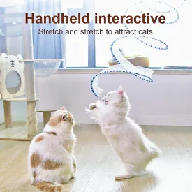 Spring S-Shape Pet Tunnel Toy for Indoor Cats, Puppy, Kitty, Kitten, Rabbit (1Pack Blue)