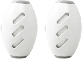 Washable Reusable Gel Lint Roller Ball 2 Pack, on The Go Lint Roller Ball, Portable Travel Lint Roller Mini, Dog Pet Cat Hair Removal Tool for Clothes Rug Furniture Couch Car, White