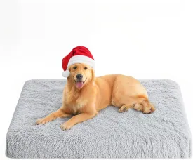 WESTERN HOME WH Dog Crate Bed for Large Dogs, Waterproof Orthopedic Egg Crate Foam With Removable Washable Cover, Plush With Non-Slip Bottom
